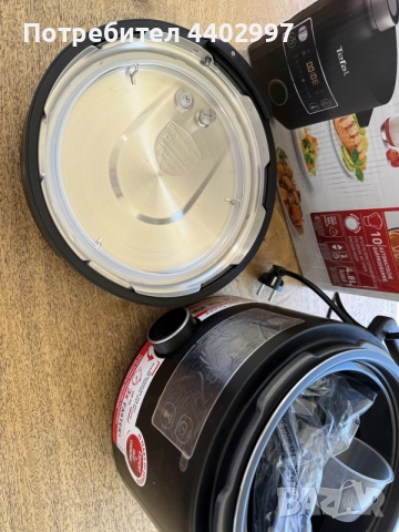 Мултикукър Под Налягане Tefal Turbo Cuisine CY754830, Черен, 5 л., снимка 9 - Мултикукъри - 56129924