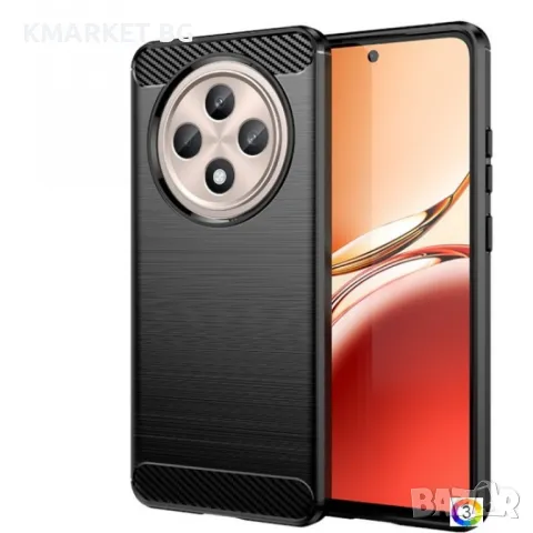 OPPO Reno12 F /12 FS 5G Удароустойчив Carbon Fiber Калъф и Протектор, снимка 1 - Калъфи, кейсове - 49254550