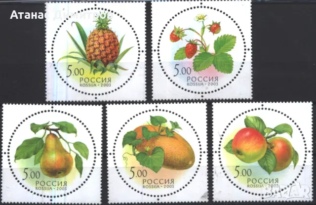 Чисти марки Флора Плодове 2003 от Русия, снимка 1