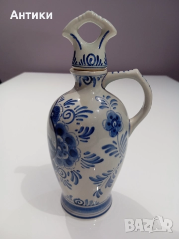 Порцеланова стара бутилка с печат, снимка 8 - Други - 52527245