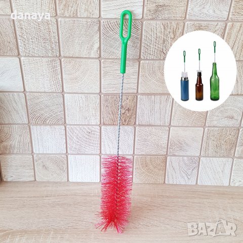 2907 Четка за бутилки и дълбоки буркани с дълга дръжка