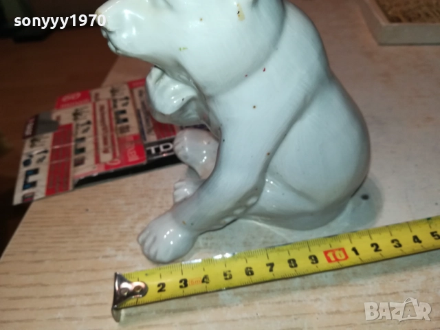 ПОРЦЕЛАНОВА МЕЧКА 3010252225, снимка 9 - Антикварни и старинни предмети - 52240475