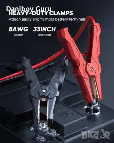 Дигитален Buture  Jump Starter джъмп стартер 6000A бустер, стартер, снимка 8 - Аксесоари и консумативи - 48492061