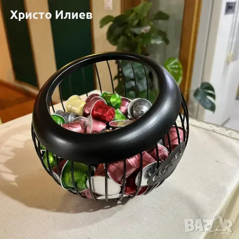 Органайзер Стойка Метална поставка за кафе капсули за Долче Густо Неспресо Nespresso Dolce Gusto, снимка 5 - Аксесоари за кухня - 47830619