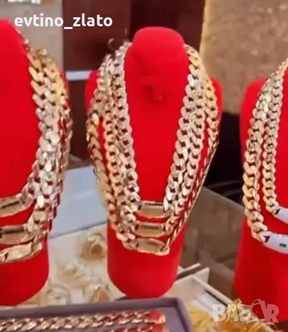 Златен ланец -14К, снимка 9 - Колиета, медальони, синджири - 42480863