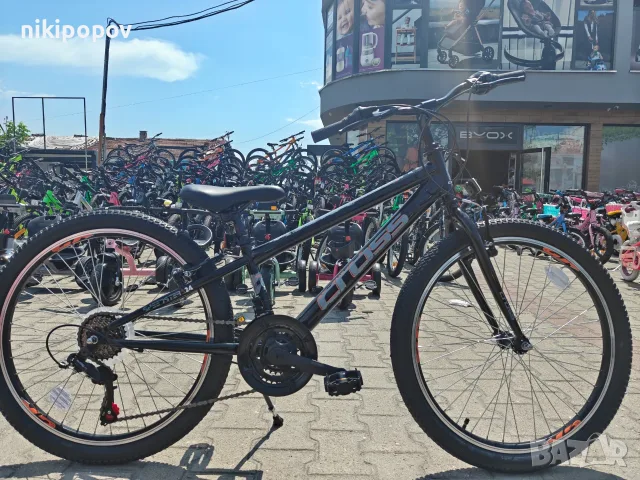 CROSS Велосипед 24" SPEEDSTER черен, снимка 12 - Велосипеди - 56530122