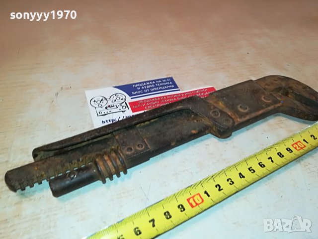 стар раздвижен ключ от франция антика 0502231506, снимка 11 - Антикварни и старинни предмети - 39562685