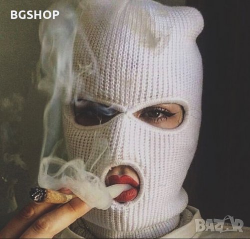 Зимна шапка маска - White Balaclava в Шапки в гр. София - ID30397865 —  Bazar.bg