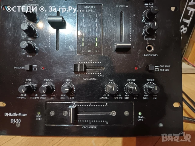 Dj Миксер Omnitronic DJ-50 , снимка 8 - Ресийвъри, усилватели, смесителни пултове - 51001113