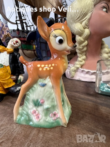 Колекционерска порцеланова лампа Бамби на GOEBEL №7619 