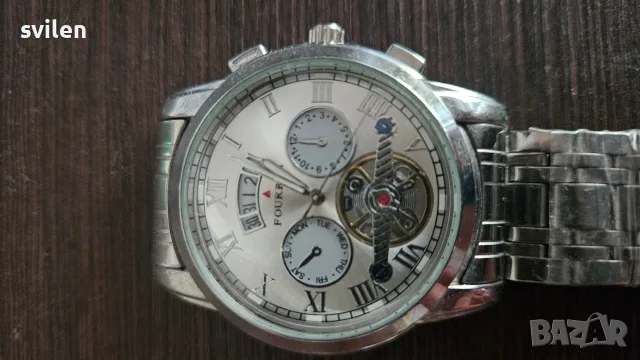 Продавам нов мъжки часовник FOURRON, снимка 2 - Мъжки - 56192440