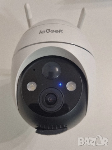 ieGeek 2K/3MP Quad HD PTZ камера с батерия със соларен панел, снимка 4 - Друга електроника - 51860157
