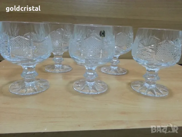 Кристални чаши Зорница лукс, снимка 13 - Антикварни и старинни предмети - 35509878
