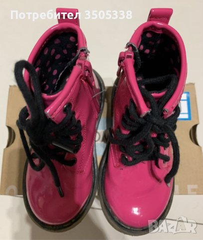 Лачени ботуши NEXT, размер 5 UK/22 EU, снимка 4 - Детски боти и ботуши - 42508482
