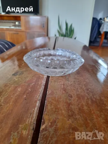 Стар стъклен пепелник #4