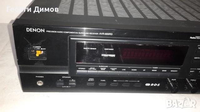 Ресийвър DENON  AVR-600RD, снимка 4 - Ресийвъри, усилватели, смесителни пултове - 52520164