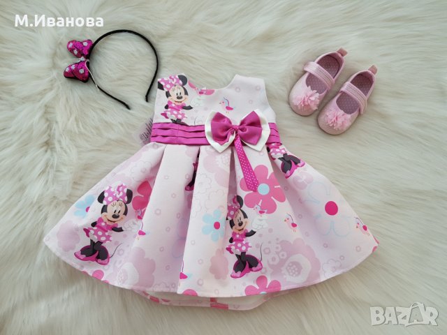 Рокля Мини Маус , снимка 8 - Бебешки рокли - 22581438
