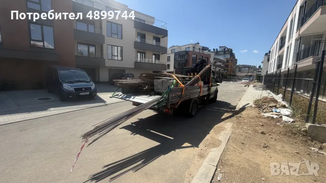 Транспорт, превоз Самосвал с кран, снимка 5 - Транспортни услуги - 55435949