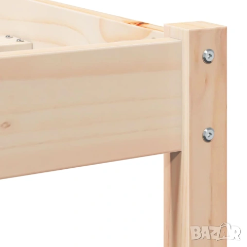 Дървено легло - бор, снимка 4 - Спални и легла - 53936730