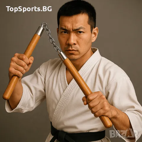Дървено Нунчаку Jianle, снимка 1