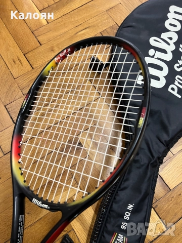 Тенис ракета Wilson Pro Staff JR в калъф , снимка 4 - Тенис - 51823278