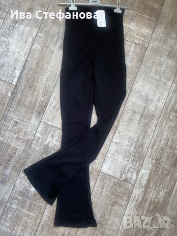 Практичен удобен черен класически еластичен удобен нов панталон висока талия цепки , снимка 10 - Панталони - 42353113