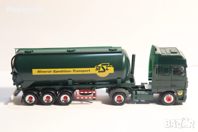 HERPA H0 1/87 DAF СИЛОЗ ЦИСТЕРНА КАМИОН МОДЕЛ, снимка 7 - Колекции - 52711293