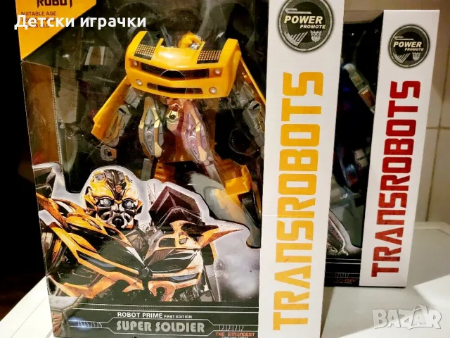 Кола Трансфомер светлини и звуци Бъмбълби, снимка 3 - Коли, камиони, мотори, писти - 48476442