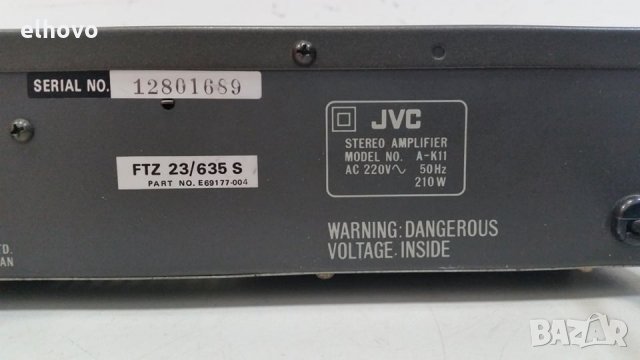 Стерео усилвател JVC A-K11, снимка 6 - Ресийвъри, усилватели, смесителни пултове - 29953461