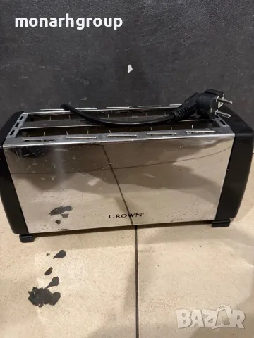 Тостер Crown CT-1205dx 1200W, снимка 2 - Тостери - 48857082