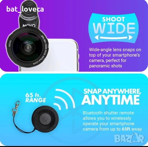 Нов Комплект за видео за смартфони MOVO iVlog1, снимка 8 - Селфи стикове, аксесоари - 53925401