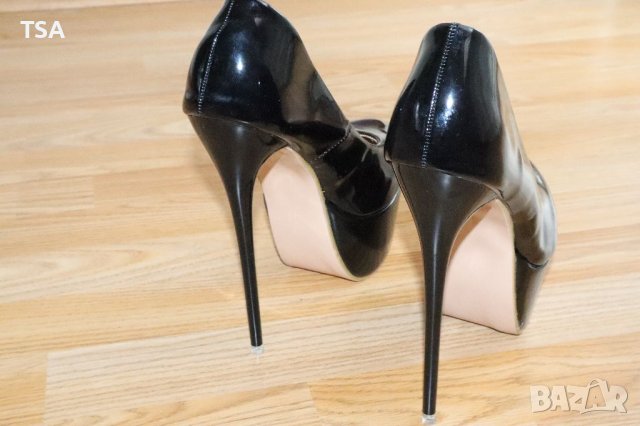 Секси дамски обувки висок ток 16см., снимка 5 - Дамски обувки на ток - 40506368