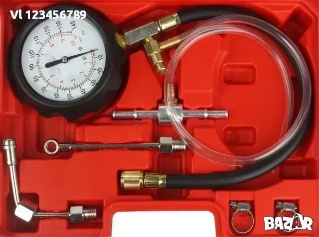 Тестер за гориво.Компресомер измерване налягането на маслото и бензина (горивото) Mar-Pol, снимка 2 - Аксесоари и консумативи - 53926663