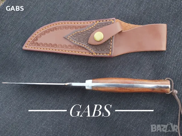 Висококачествен ръчно изработен нож с кожена кания,LN411, снимка 5 - Ножове - 49396550