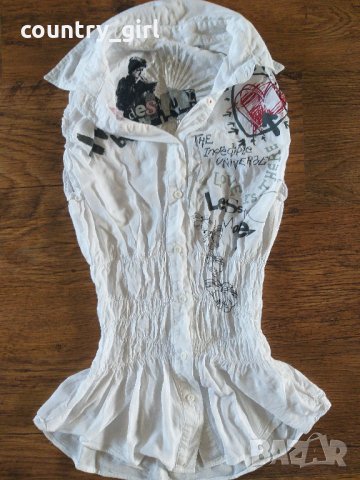 desigual - страхотна дамска риза КАТО НОВА, снимка 4 - Ризи - 29546120