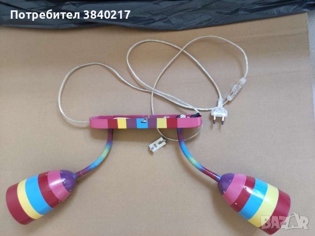 Двойна лампа за стена, снимка 1