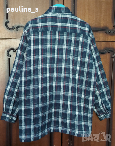 Мъжко палто с хастар, тип риза / голям размер , снимка 2 - Якета - 36527874