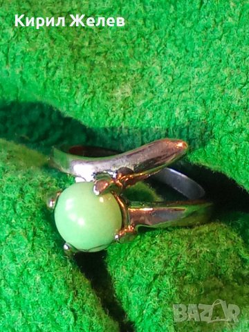 ТЮРКОАЗЕН ПОСРЕБРЕН АРТ ПРЪСТЕН 6750, снимка 9 - Пръстени - 33153958