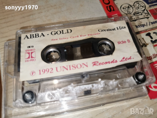 ABBA-GOLD UNISON TAPE 1992 1312252311, снимка 2 - Аудио касети - 52777954