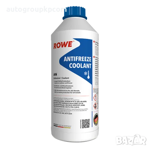 ROWE – HIGHTEC ANTIFREEZE COOLANT AN – Син антифриз – Концентрат – 1.5л