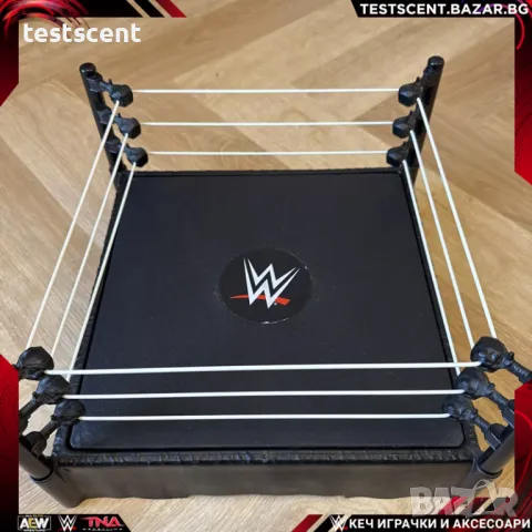 Ринг за играчки WWE NXT Action Spring Ring Wrestling кеч ринг с пружиниращ механизъм черен, снимка 16 - Колекции - 48202397