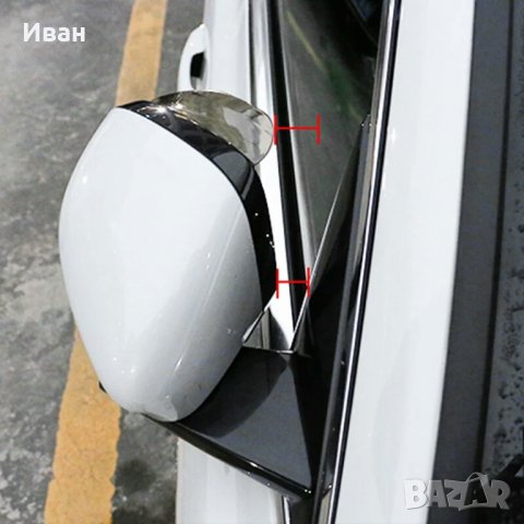**ТОП** Силиконов предпазител козирка за странично огледало на кола автомобил джип, снимка 5 - Аксесоари и консумативи - 31594042