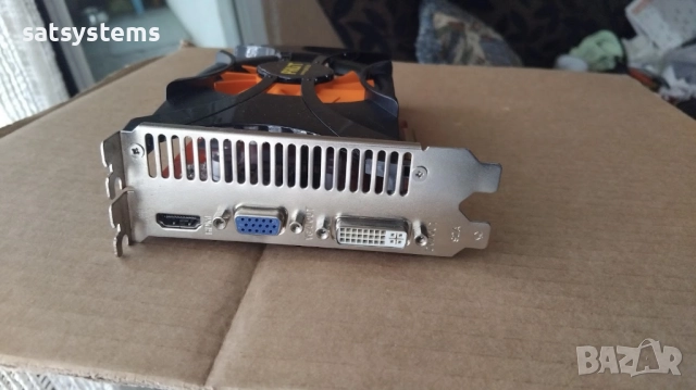 Видео карта NVidia GeForce Palit GTX460 v2 HDMI 1024MB GDDR5 192bit PCI-E, снимка 2 - Видеокарти - 51649367