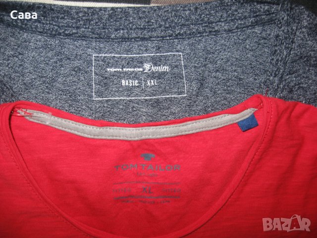 Тениски TOM TAILOR  мъжки,Л и ХЛ-2ХЛ, снимка 1 - Тениски - 37953323