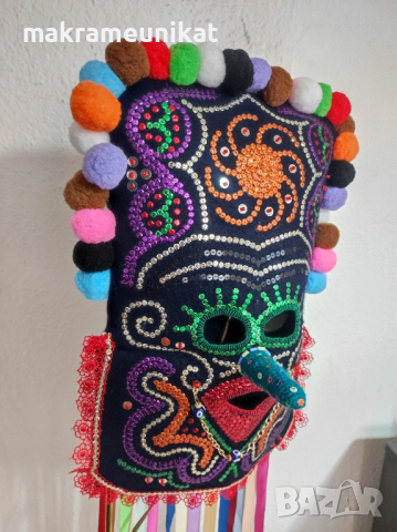 Кукерска маска, гугла, уникат,арт, декорация , снимка 9 - Декорация за дома - 41588665