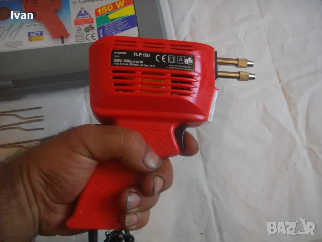 НОВ 150 вата Немски Индукционен електрически ПОЯЛНИК Пълен комплкт 3 Човки Top Craft TPL 150, снимка 16 - Поялници и запояване - 47402294