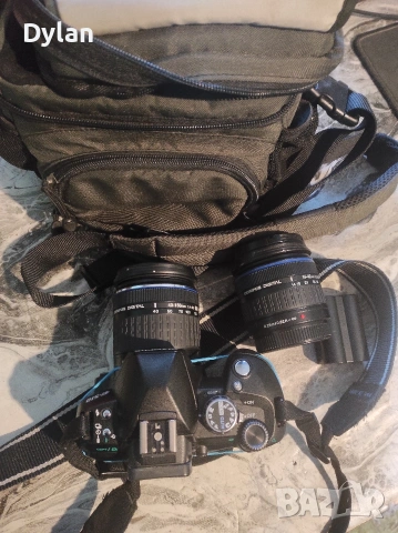 Olympus E-510 с два обектива и аксесоари