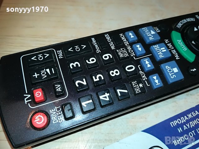 panasonic remote hdd & dvd-RECORDER-внос швеицария, снимка 4 - Дистанционни - 29592461