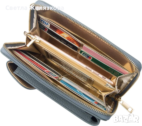 Дамска чанта портмоне за телефон, за през рамо, малка мини чанта, снимка 3 - Чанти - 44774607