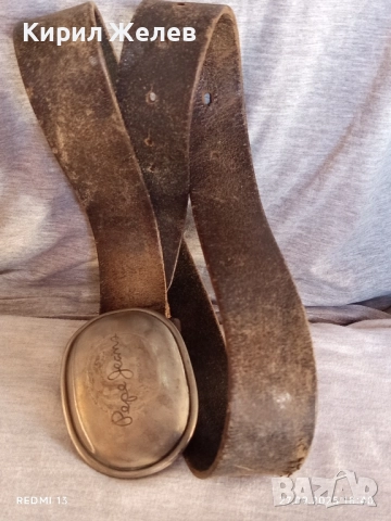 Марков кожен колан Pepe Jeans London винтидж стил 41353